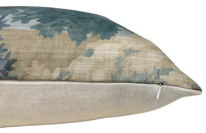 Woodland Clearing Pillow in Spa Blue