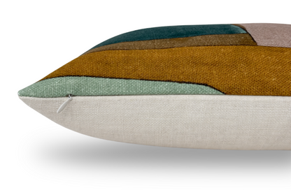 District Pillow in Tobacco