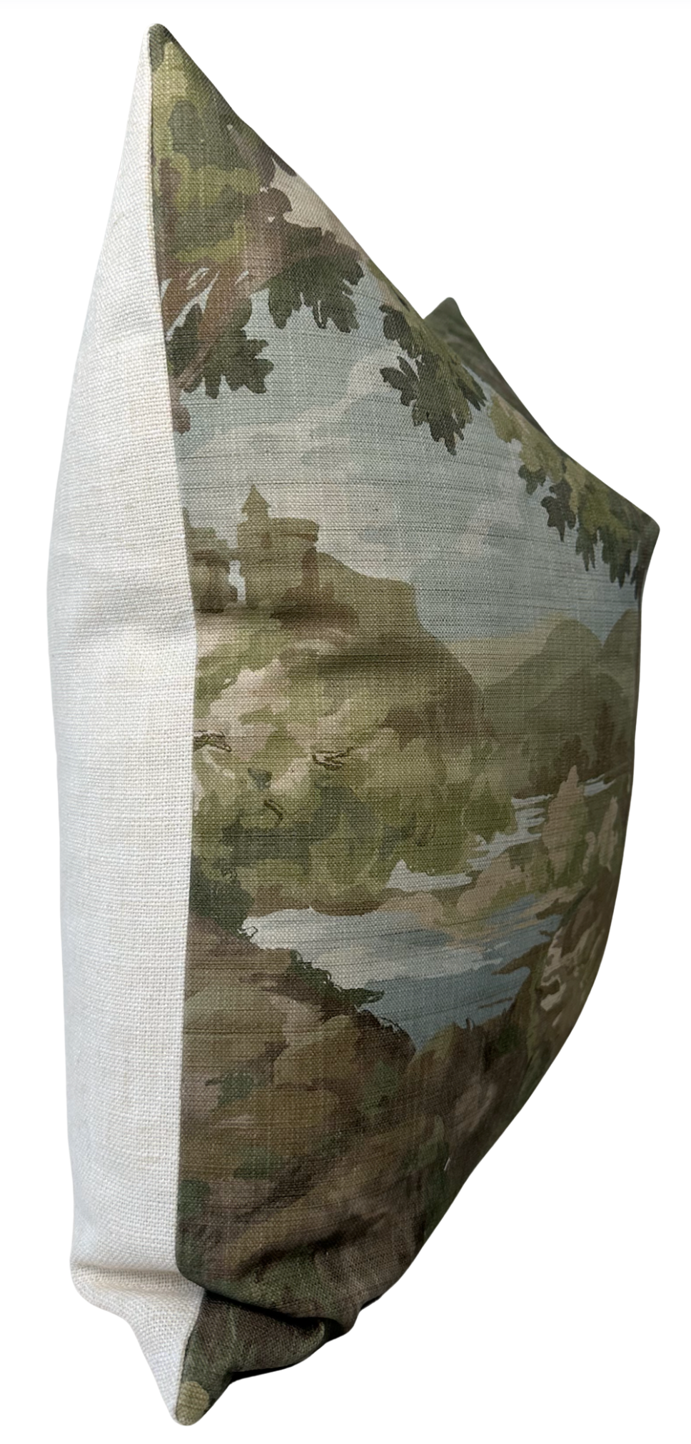 Woodland Clearing Pillow in Green
