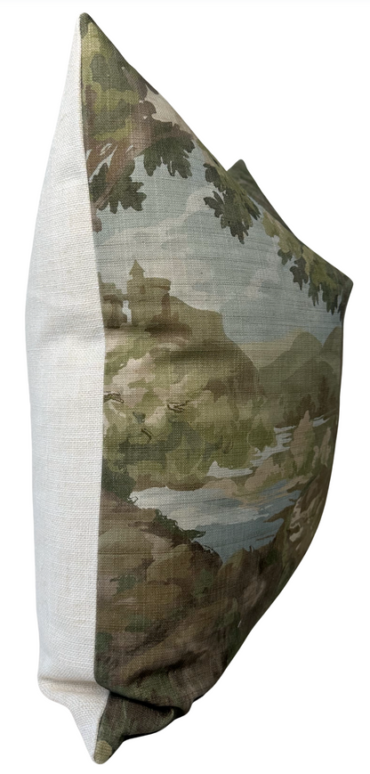 Woodland Clearing Pillow in Green