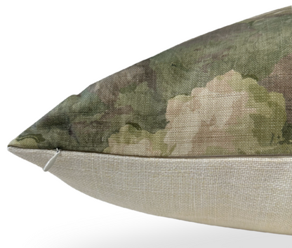 Woodland Clearing Pillow in Green