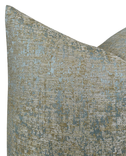 Calista Woven Pillow in Aegean