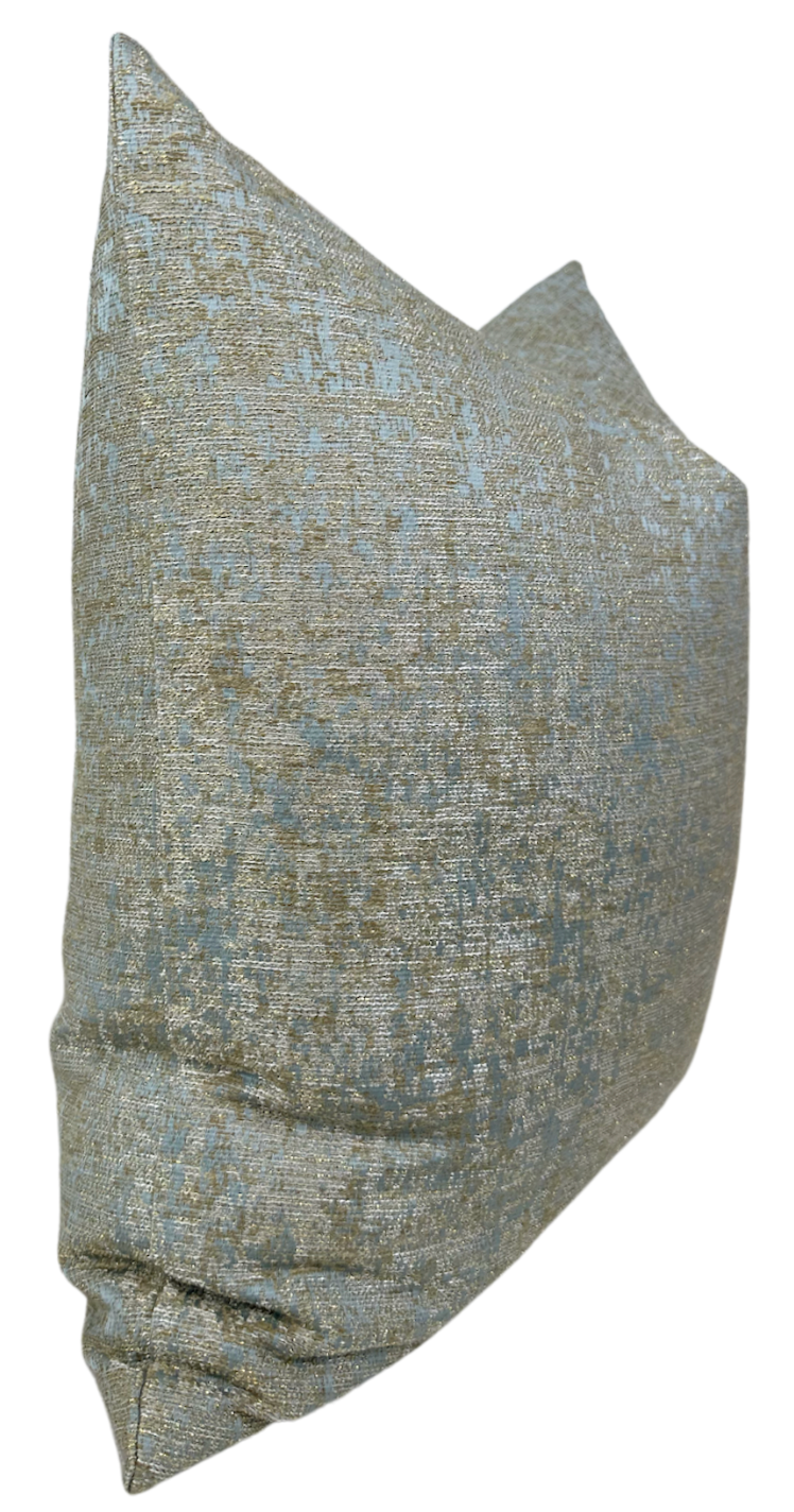 Calista Woven Pillow in Aegean
