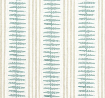 Indo Stripe Pillow in Seaglass