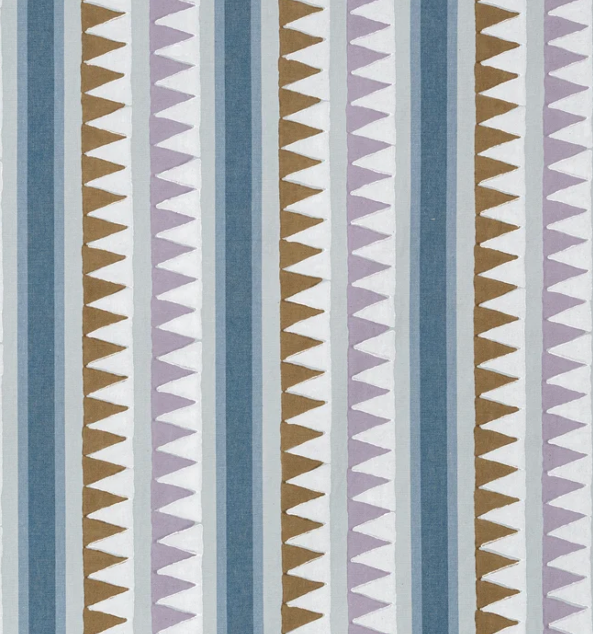 Lomita Striped Pillow in Lavender and Blue