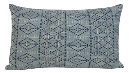 Souk Woven Pillow in Blue