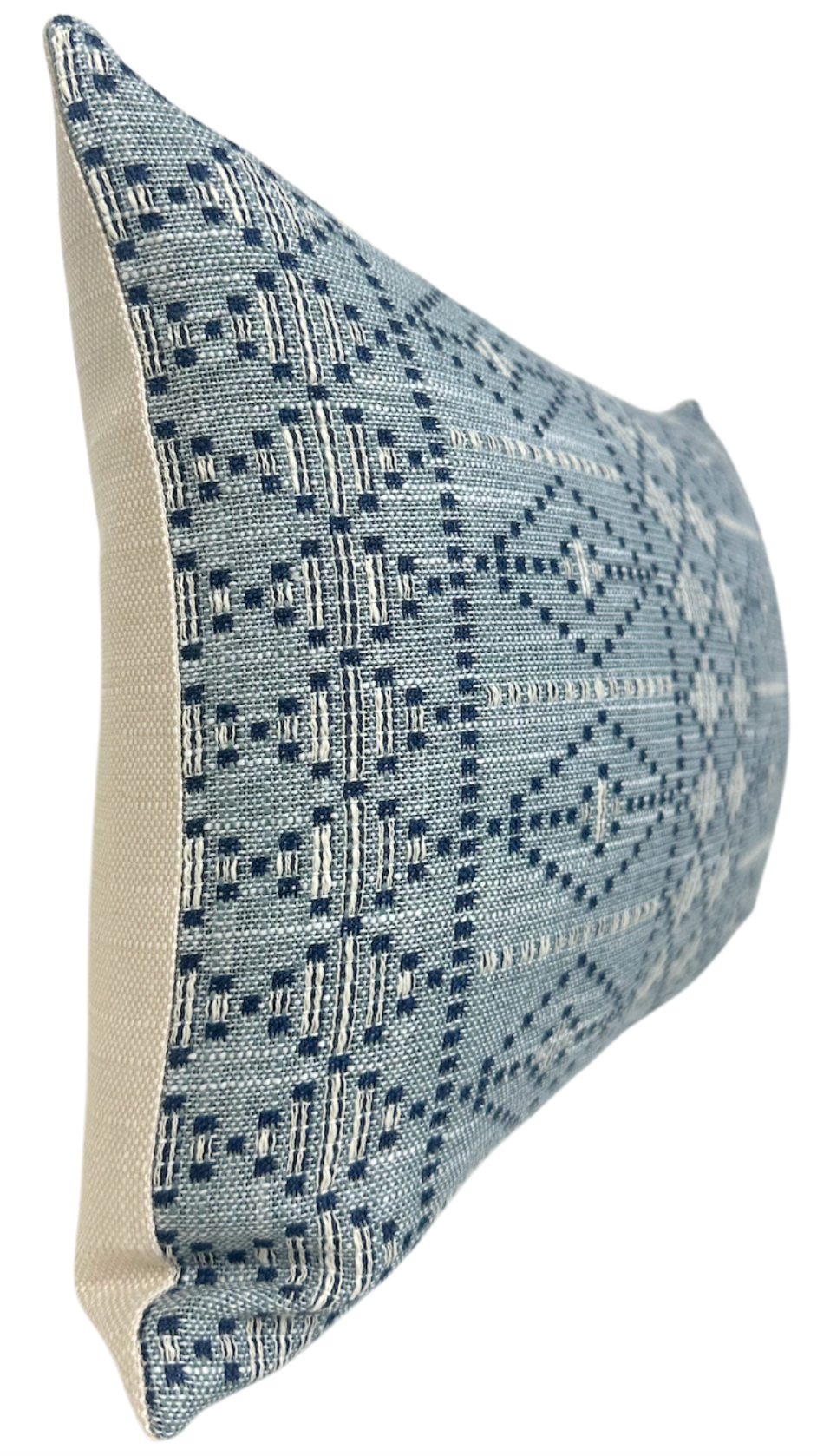 Souk Woven Pillow in Blue
