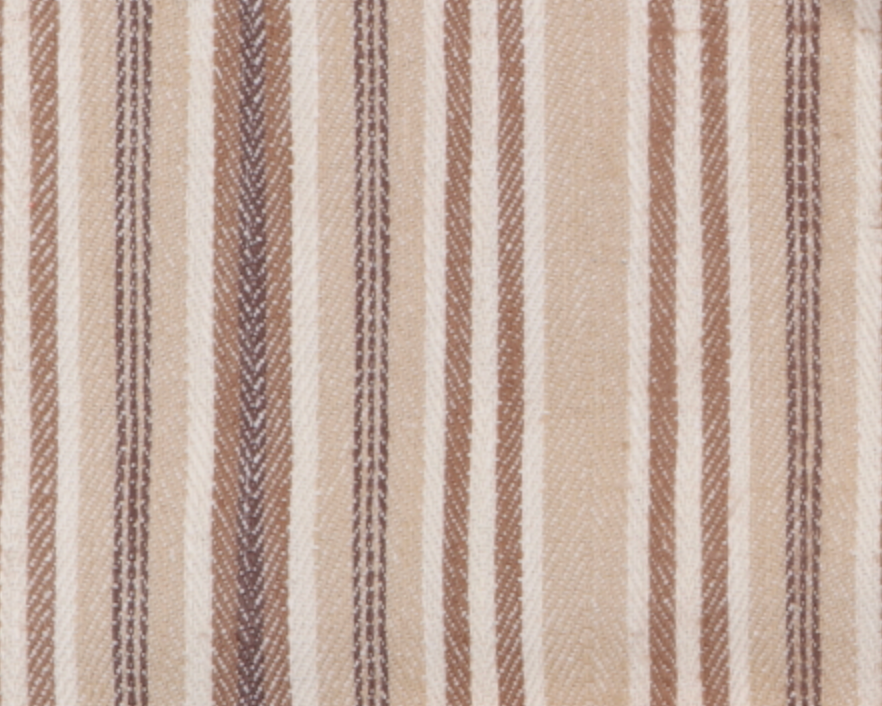 Bentley Stripe Pillow in Tan