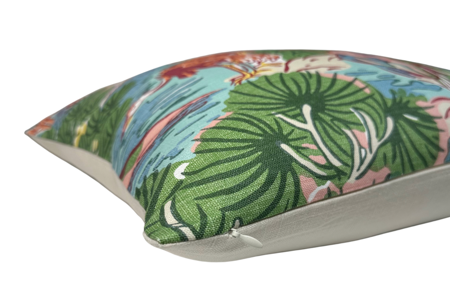 Pagoda Pillow in Coral