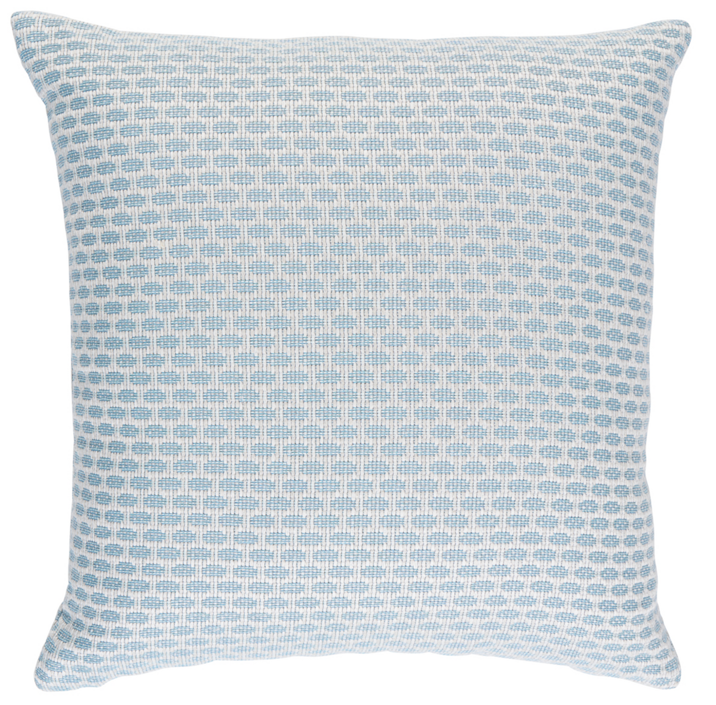 Hickox Woven Pillow in Sky Blue