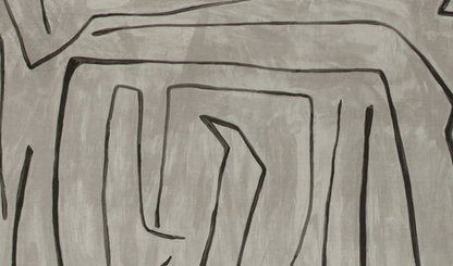 Graffito Pillow in Graphite