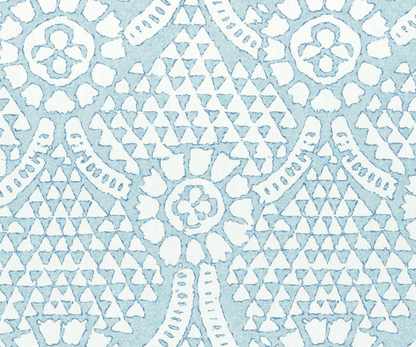 Chamomile Pillow in Spa Blue