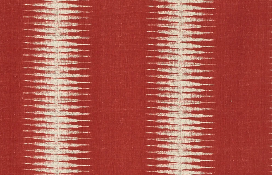 Ikat Pillow in Pomegranate
