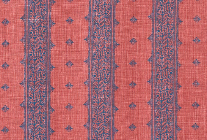 Fez Pillow in Raspberry and Indigo