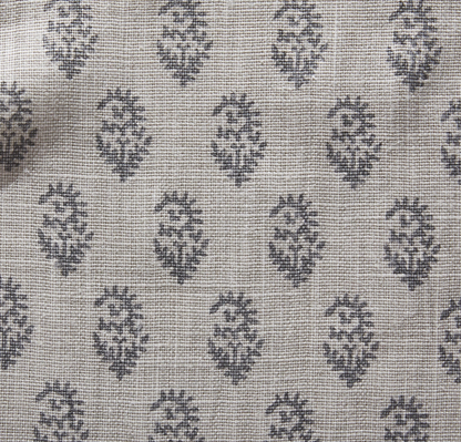 Rajmata Tonal Pillow in Ash Grey