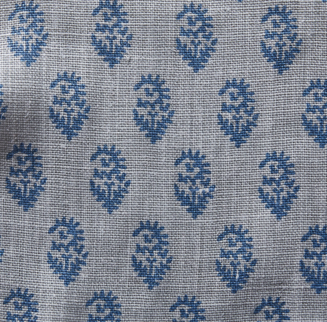 Rajmata Tonal Pillow in Mist Indigo/Blue