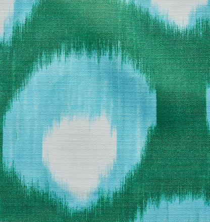 Bukhara Outdoor Pillow in Green/Blue, Indoor Outdoor Pillows