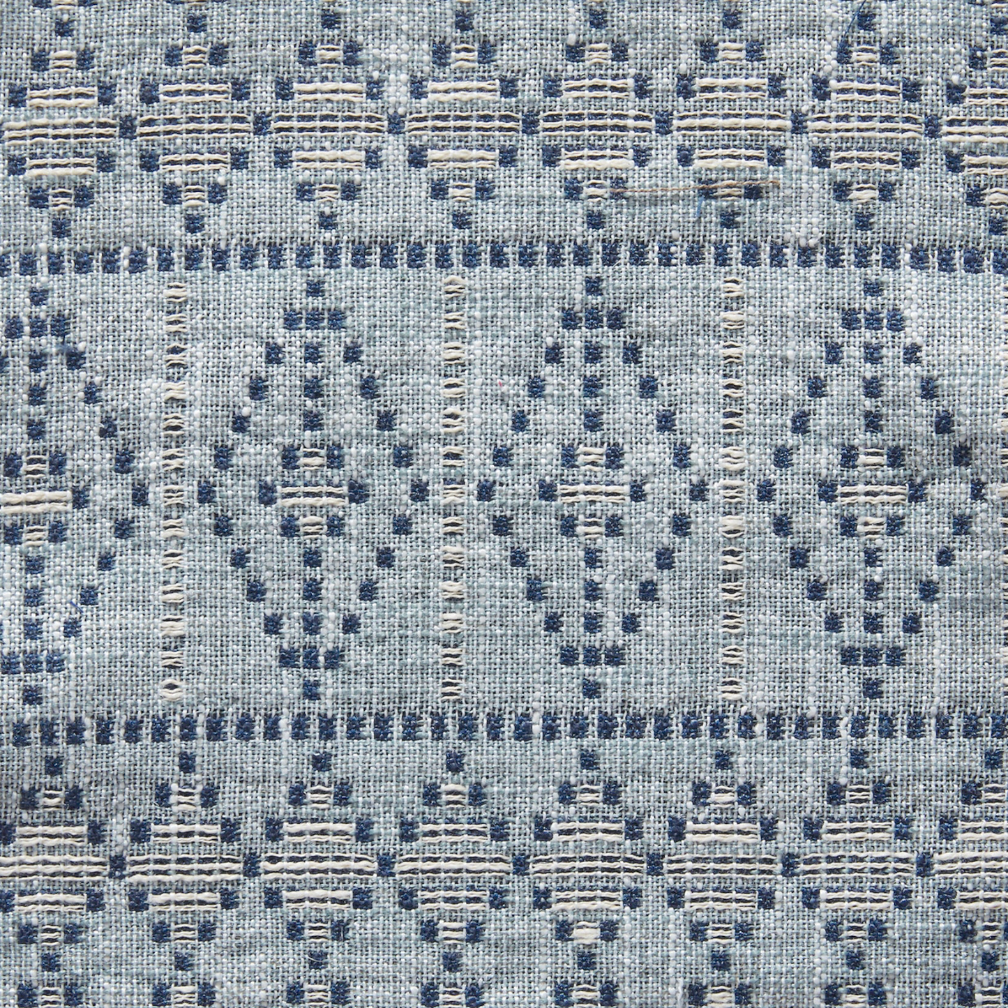 Souk Woven Pillow in Indigo Sky