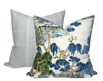 Pilar Pillow in Bluebell