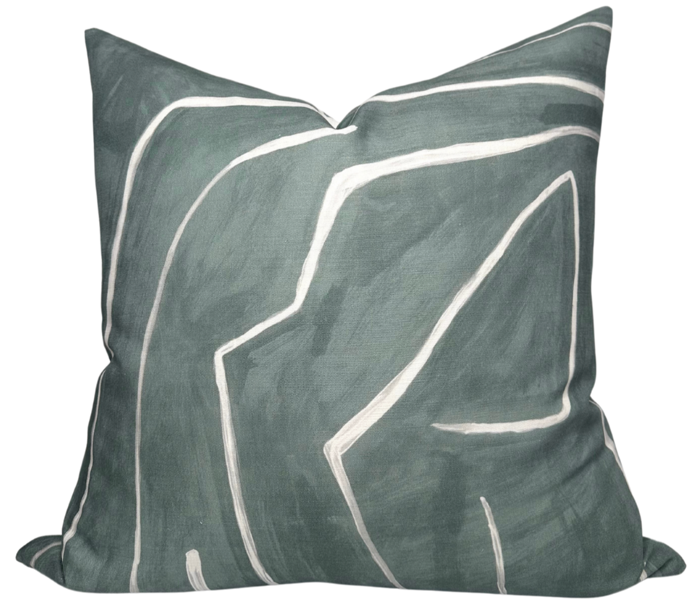 Graffito Pillow in Denim