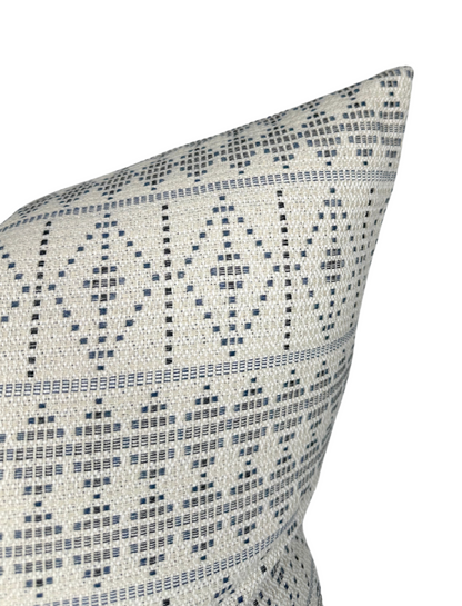 Souk Pillow in Onyx Indigo, Indoor Outdoor Pillows