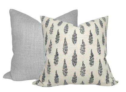 Mia Linen Pillow in Pierre