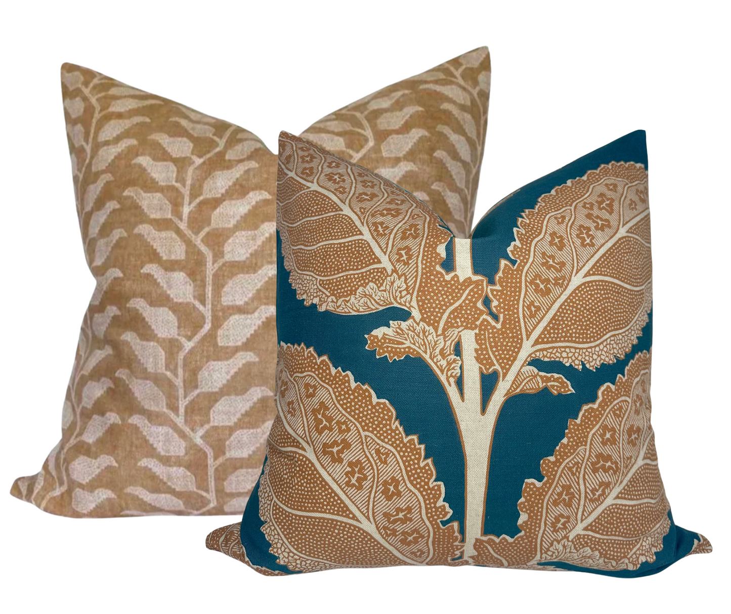 Lacinato Pillow in Ochre + Mineral