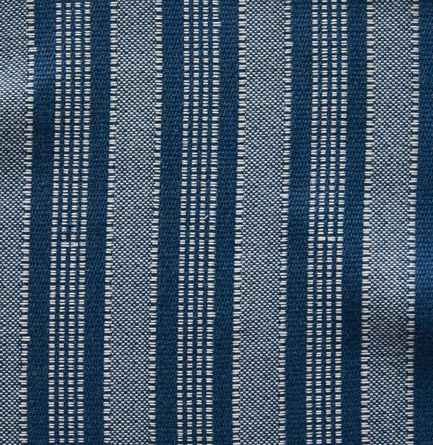 Amida Pillow in White on Indigo