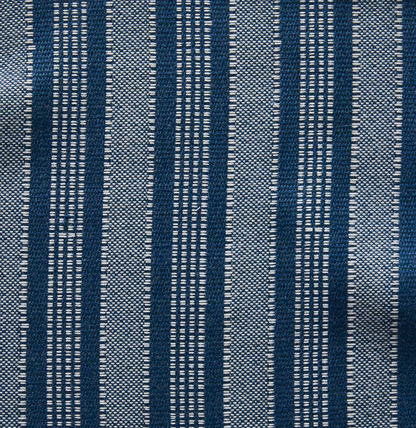 Amida Pillow in White on Indigo