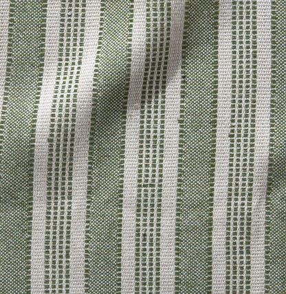Amida Pillow in Green on Natural