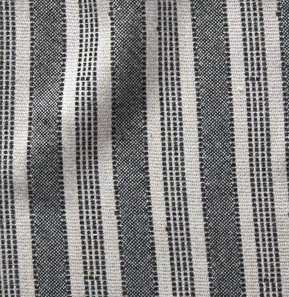 Amida Pillow in Charcoal on Natural