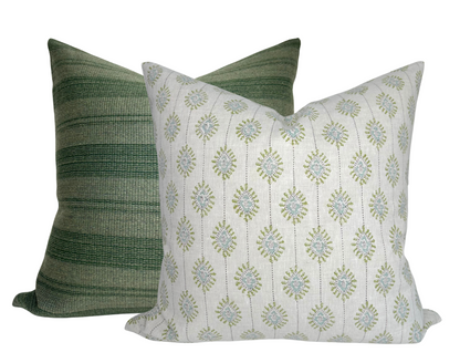 Bombay Pillow in Moss