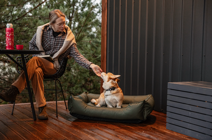 Green Waterproof Sleeper Pet Bed