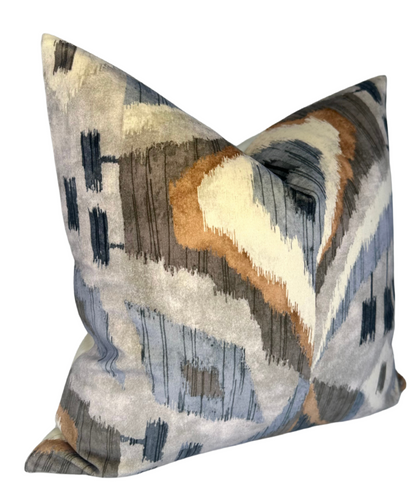 Artesian Velvet Pillow in Birch