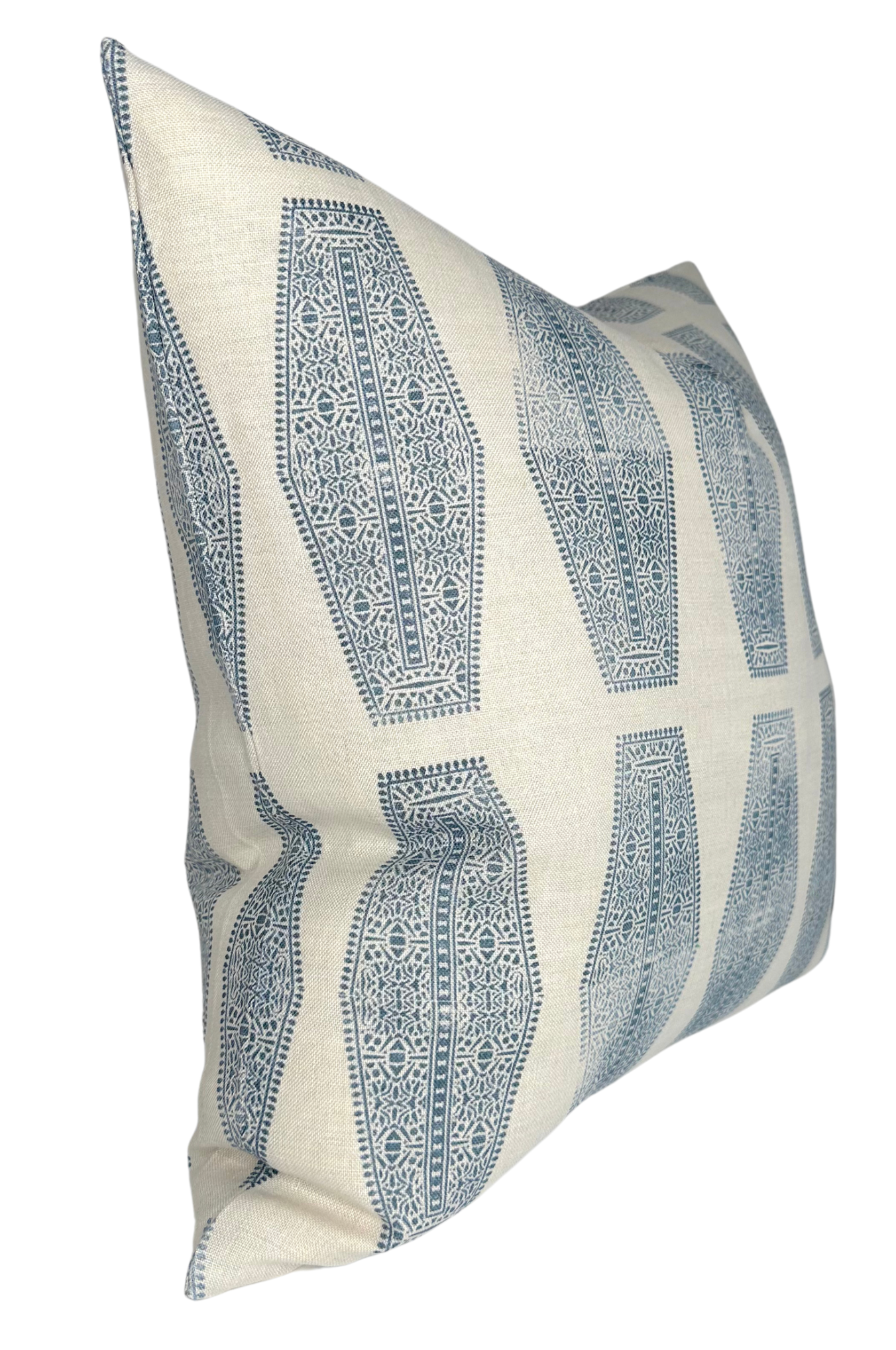 Inlay Pillow in Lake Blue