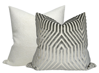 Vanderbilt Pillow in Dove Grey