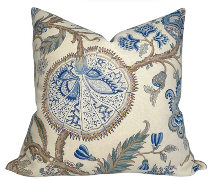 Chalfont Pillow in Porcelain Blue
