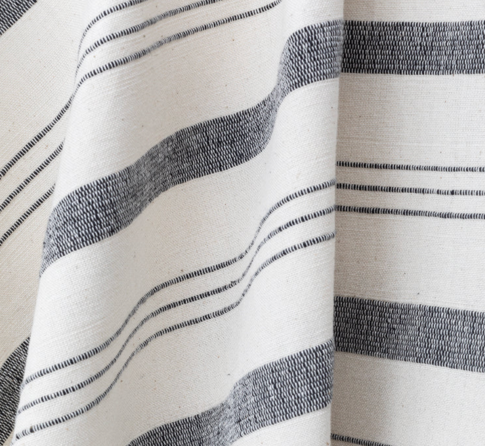 Lima Stripe Pillow in Natural