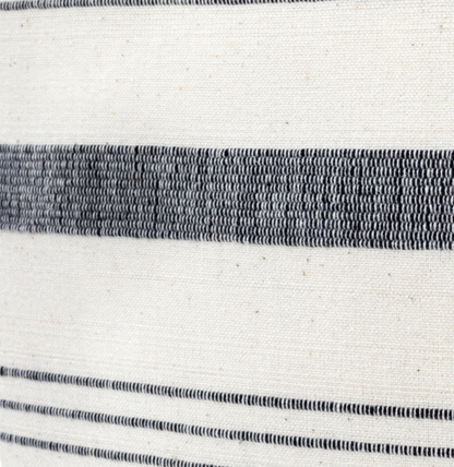 Lima Stripe Pillow in Natural