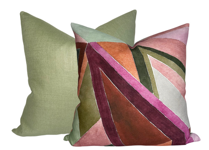Roulade Pillow in Rose