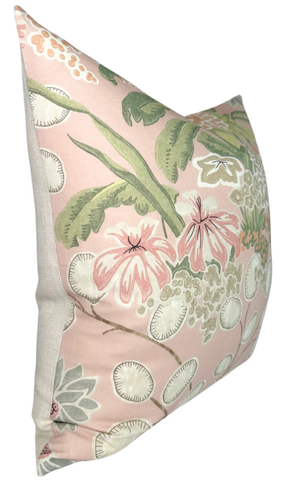 Meadow Floral Pillow in Blush