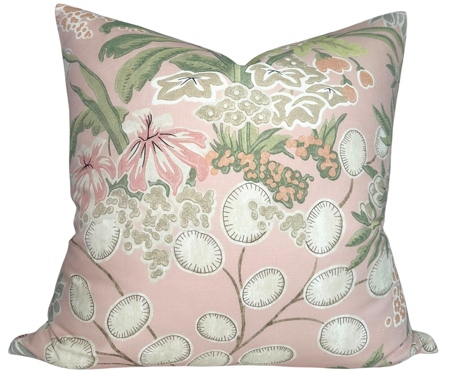 Meadow Floral Pillow in Blush