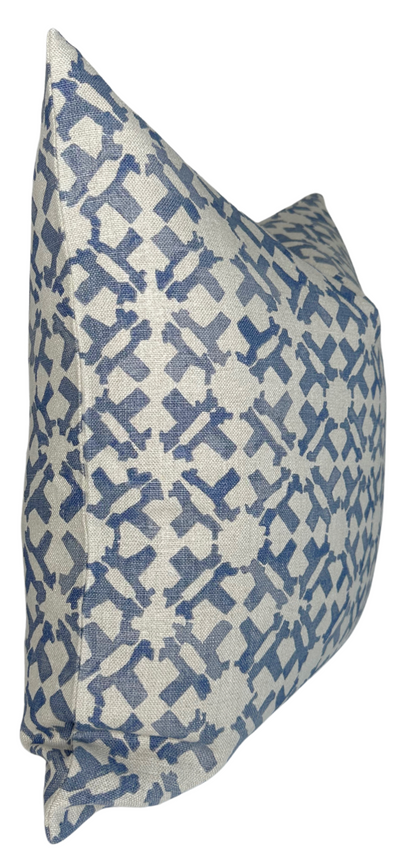 Orcha Pillow in Indigo Blue