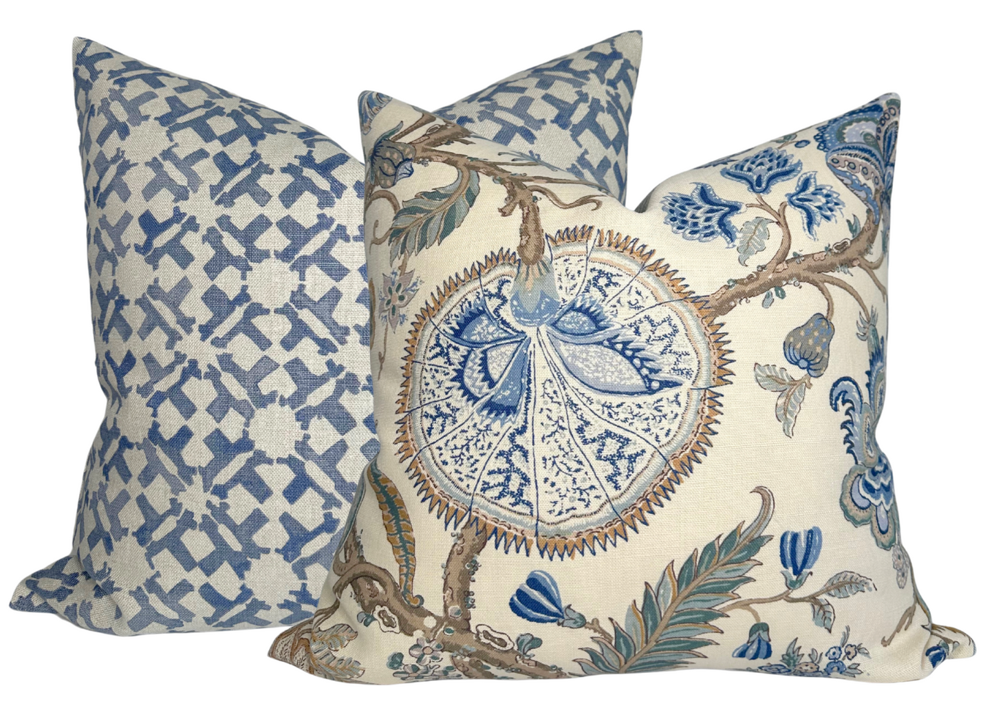 Orcha Pillow in Indigo Blue