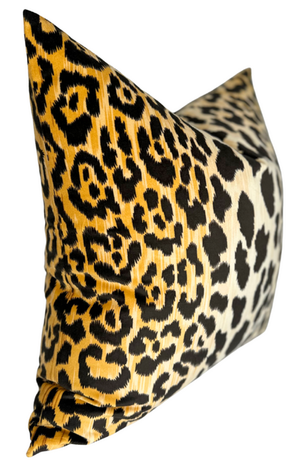 Leopard Velvet Pillow