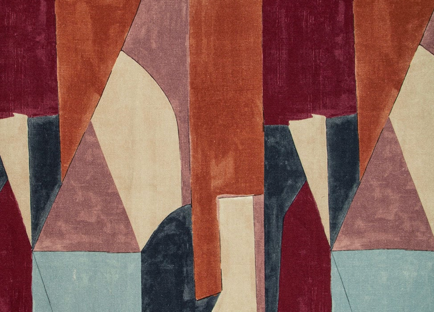 District Pillow in Claret