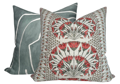 Cairo Pillow in Coral