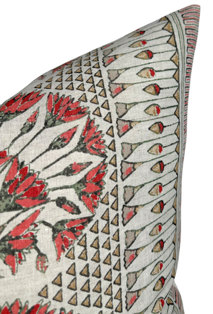Cairo Pillow in Coral