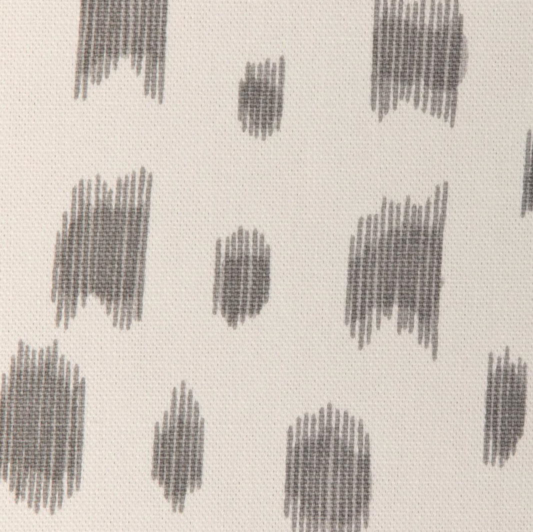 Les Touches Pillow in Gray