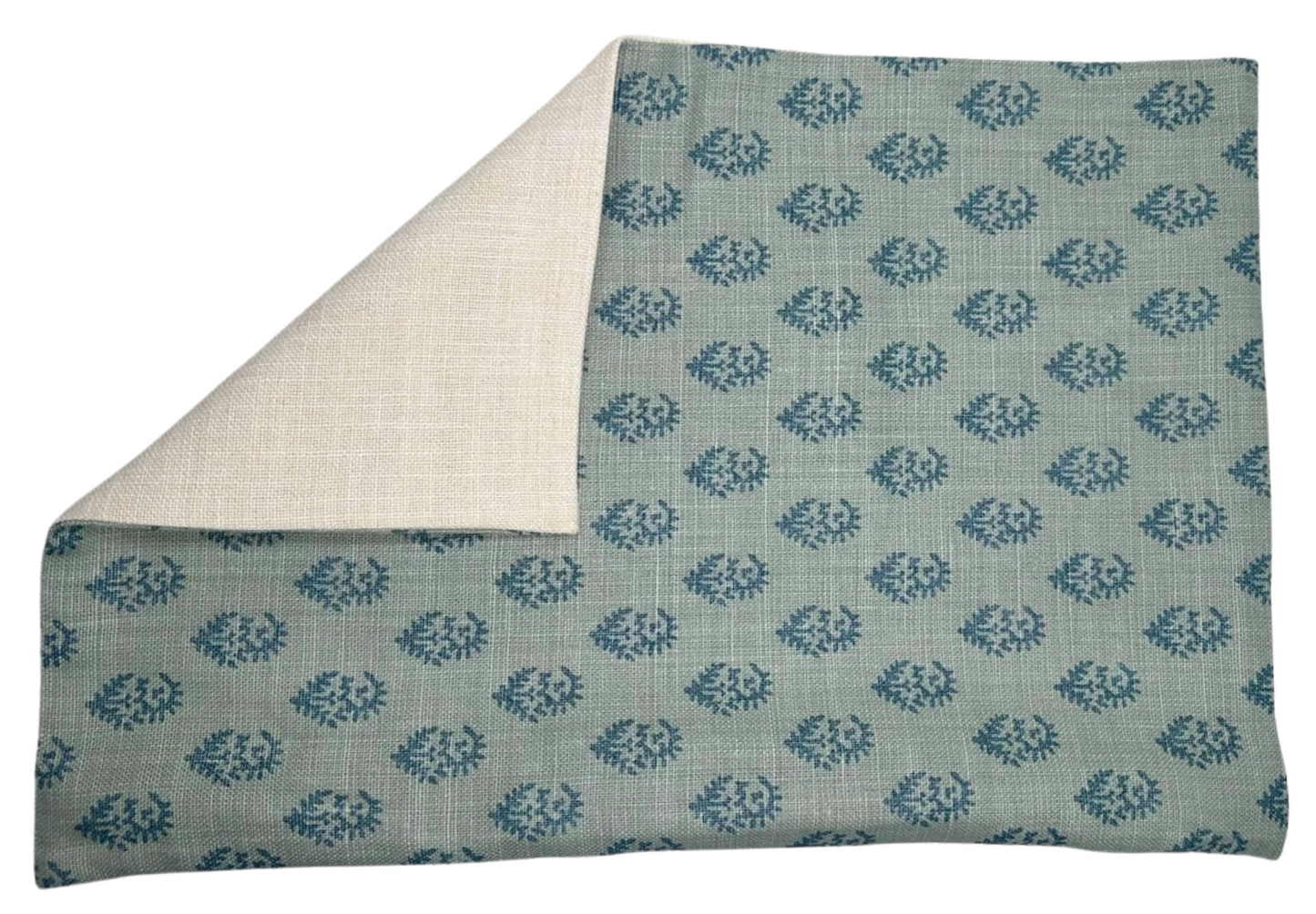 Rajmata Pillow in Blue/Blue